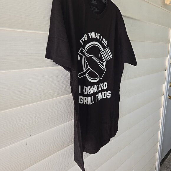 That's What I Do I Drink And I Grill Dad T-Shirt for Men Size Large - Picture 8 of 9